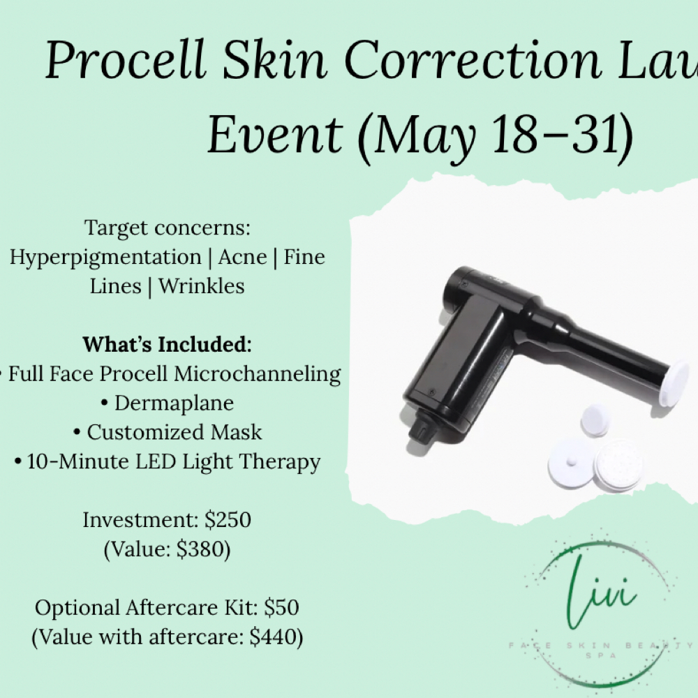 Procell Skin Correction Launch at Livi Facial & Beauty Spa in Conway, AR