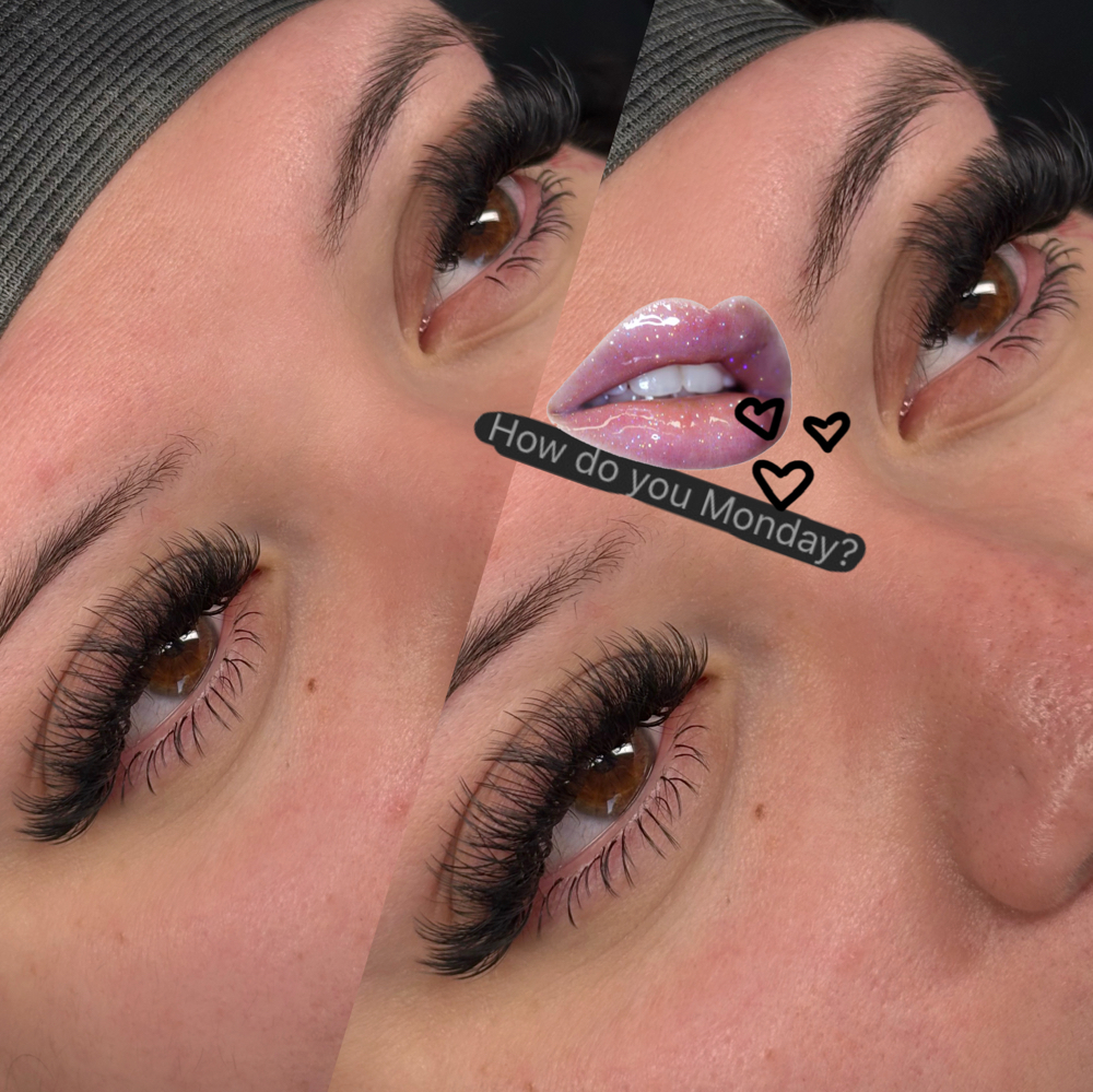 Bottom Lashes Added To Set at The Lash X Obsession in Lubbock, TX
