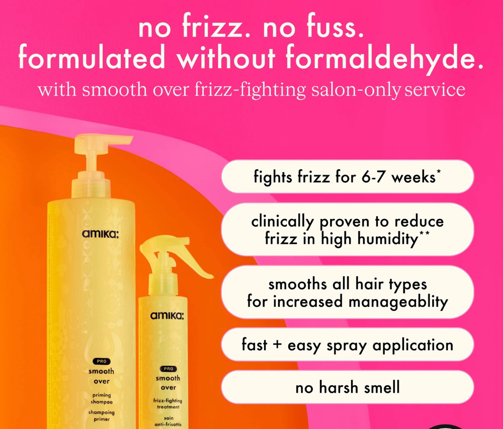 Amika Smoothing Treatment at Bohemian Rose Salon in Woodland, CA