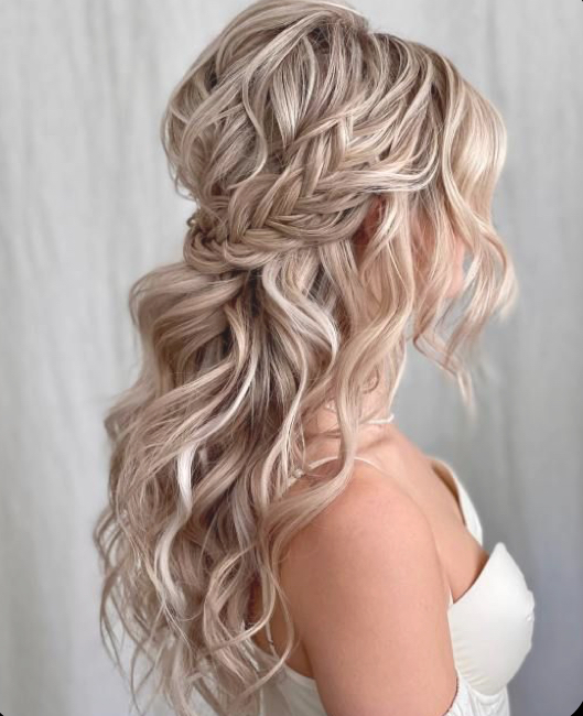Half Up Style