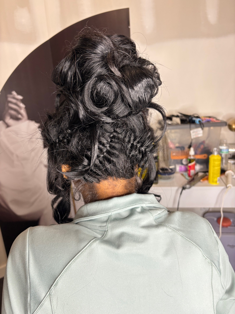 Quick Weave Updo at Camryn Lucas in Atlanta, GA