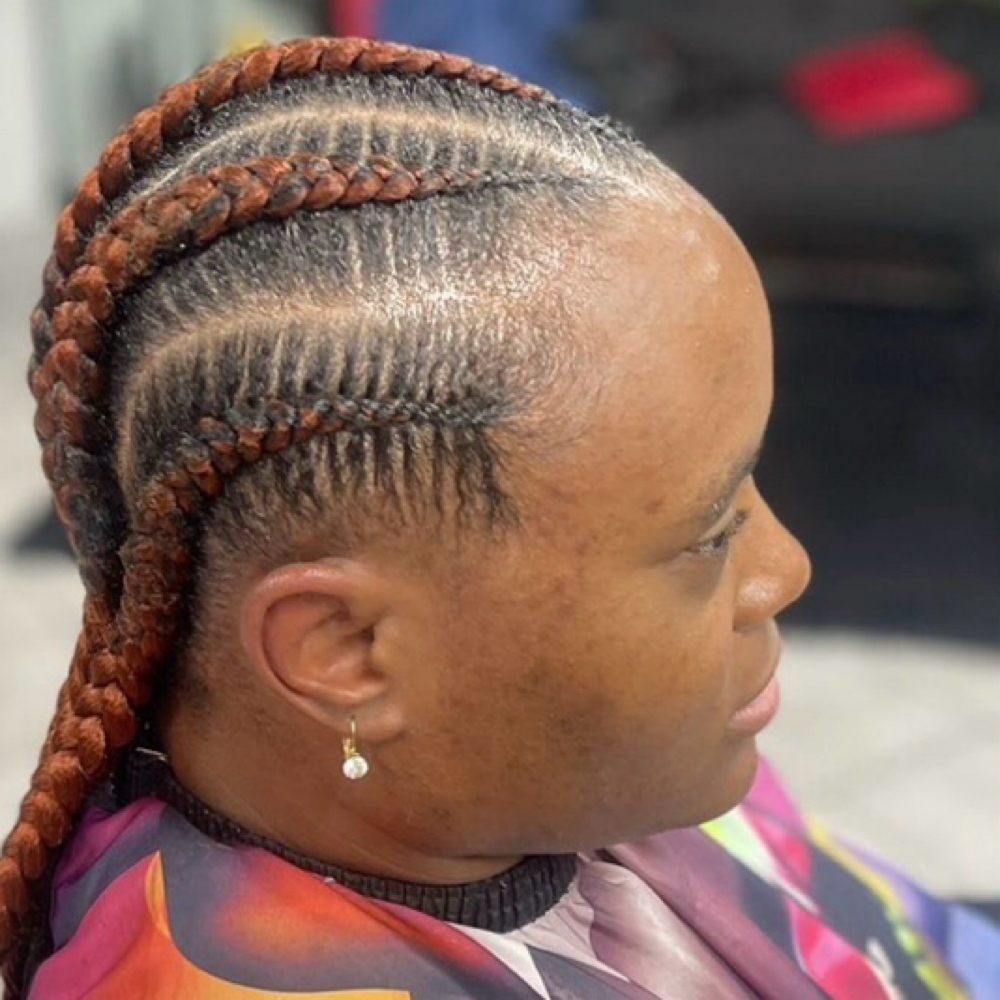 Feed In Braids (6) at Madame Jay Salon in Freeport, NY