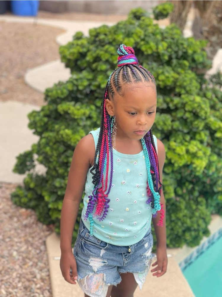 Half Up Half Down Braided Style