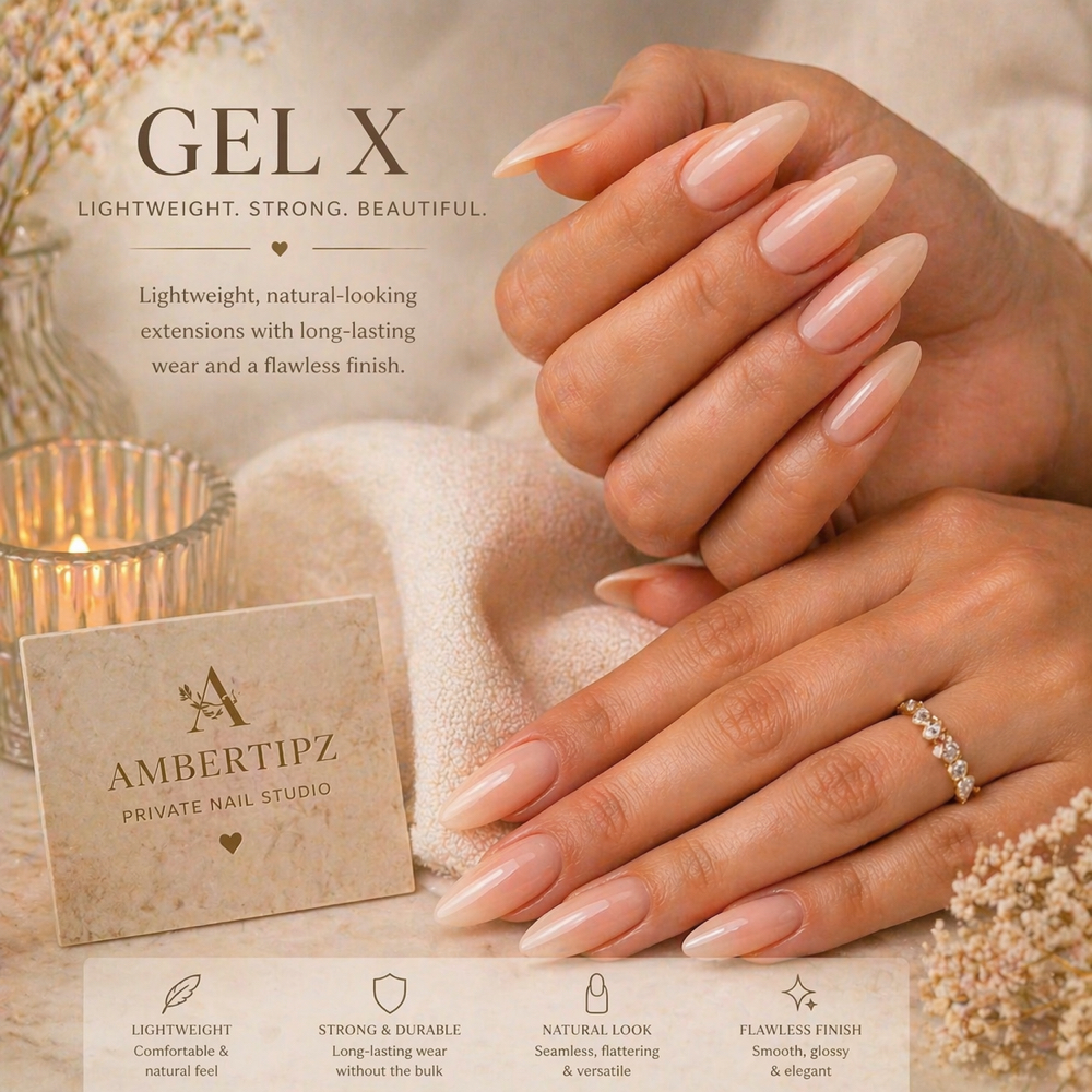 Gel X at Ambertipz in Raleigh, NC