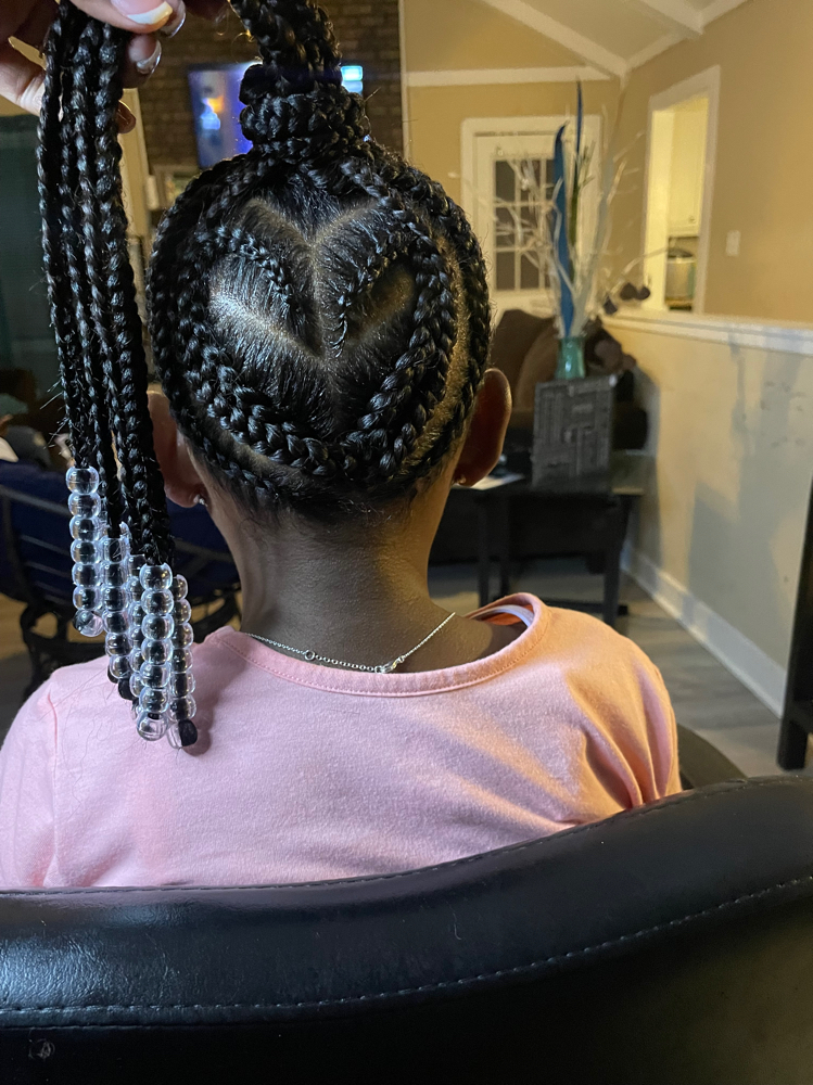 Kids weave braids