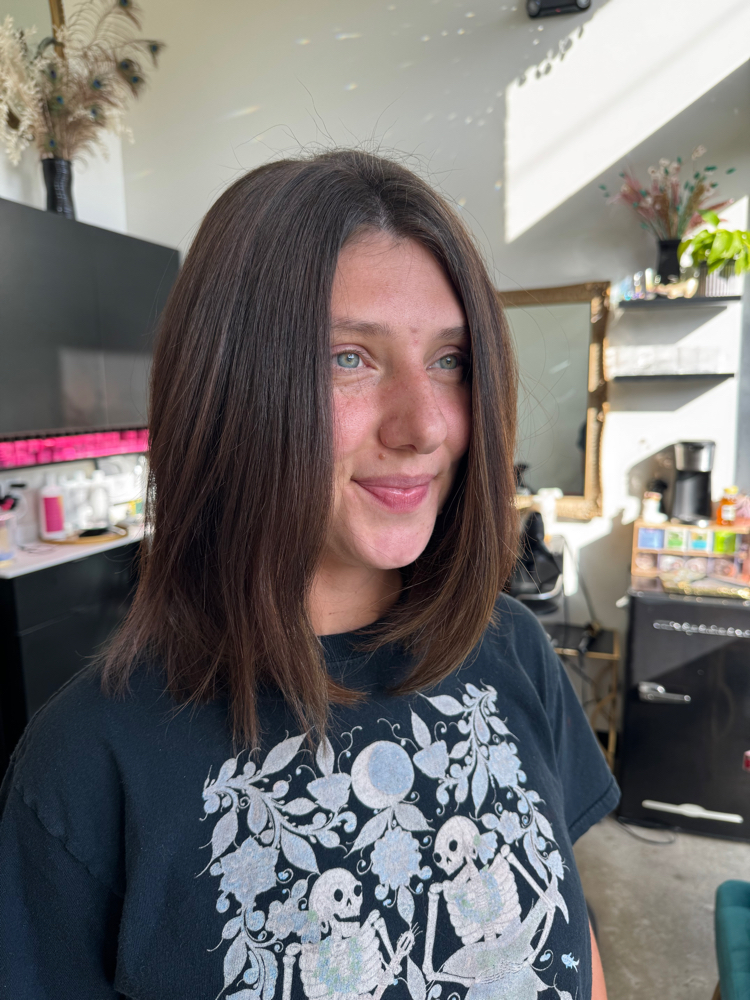 All Over Color & Haircut