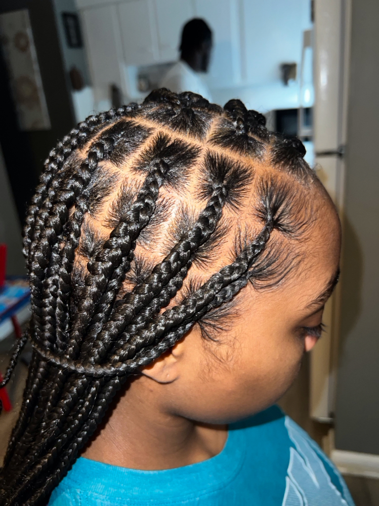 Kids 15 & Under Knotless Braids✨