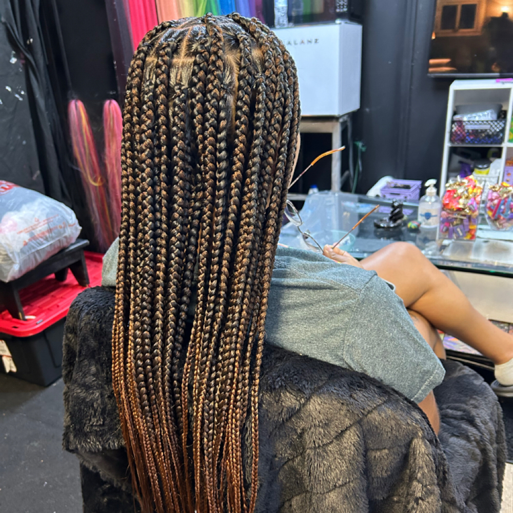 Medium Box Braids at Majia Fernandes in Columbus, GA