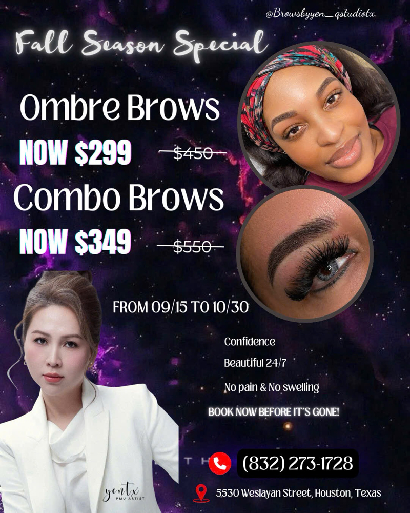 Combo brows (Fall Secial)