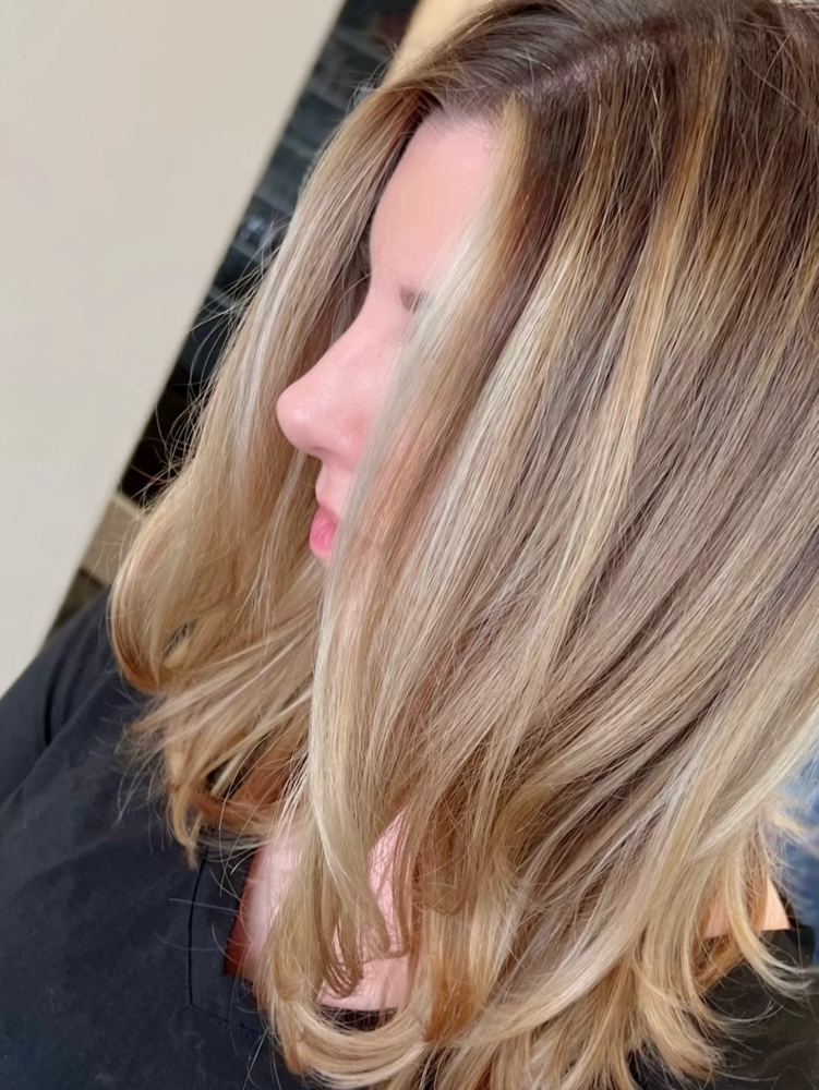 Face Frame Balayage Highlights