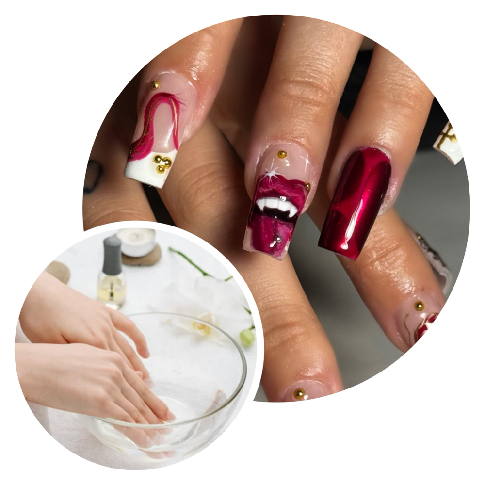 Tips/NaturalRemoval+(Hard Designs) at Little Red Beauty Co. in Oshkosh, WI