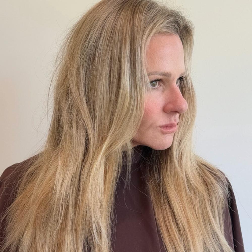 Full Custom Blonding at Faith Jueen the salon in Omaha, NE