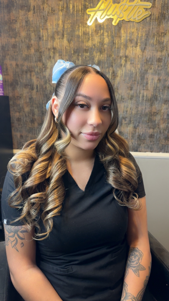 Half up half down QW at House Of Snob in Lexington, KY