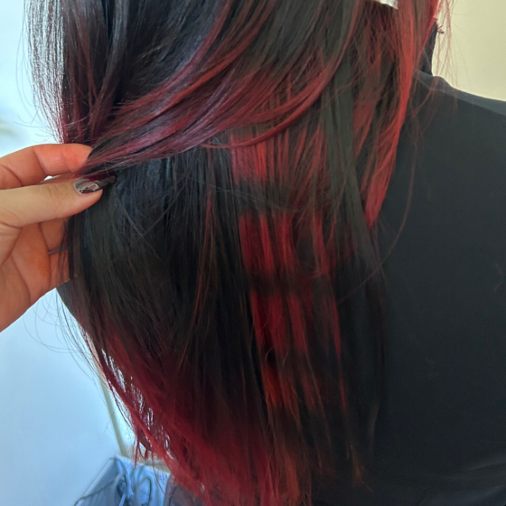 Racoon Tails at Izzy_xhair in Downey, CA