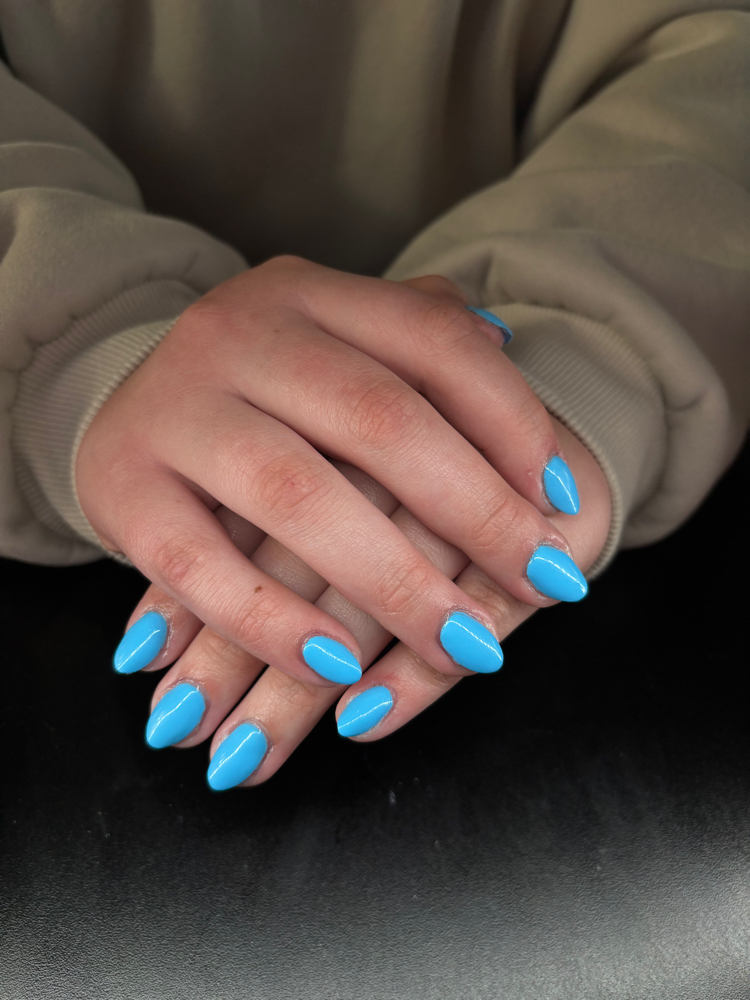 Acrylic Full Set With Solid Color