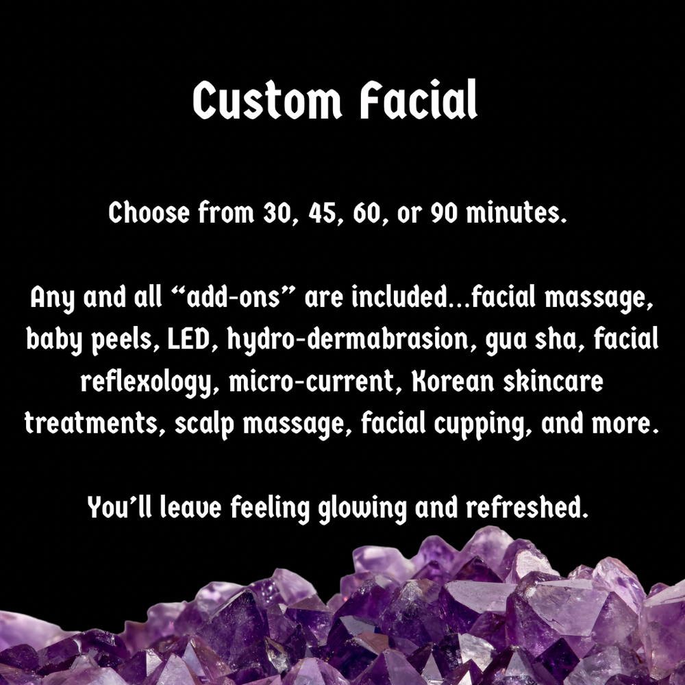Custom Facial at Amethyst Skin Clinic in Mesa, AZ