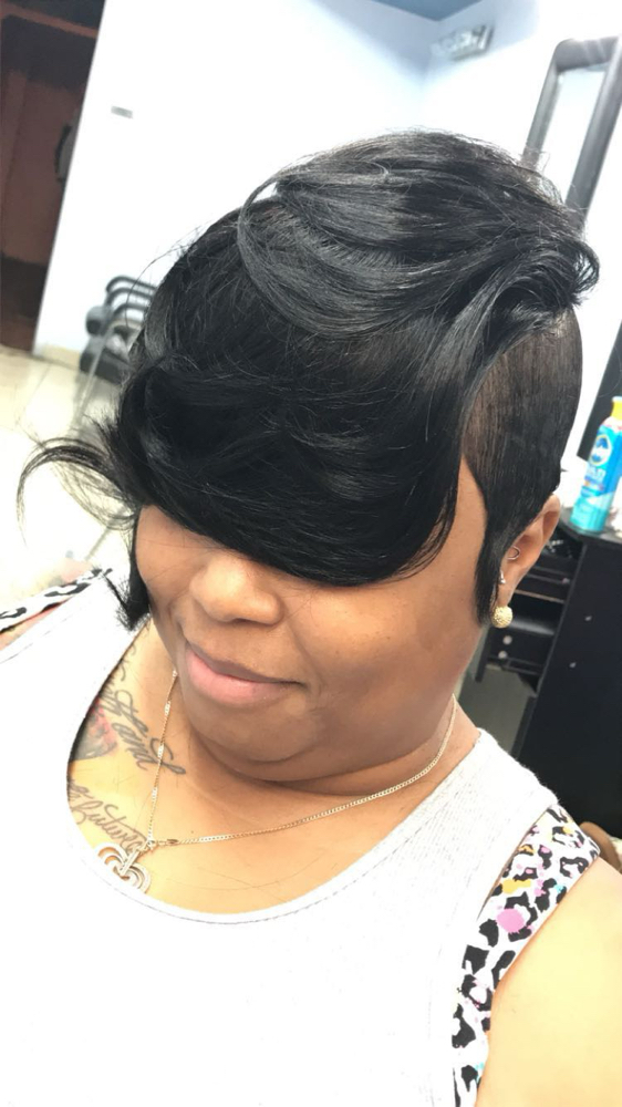 BestOfBothWorlds😉ShortHair⚖️Weave