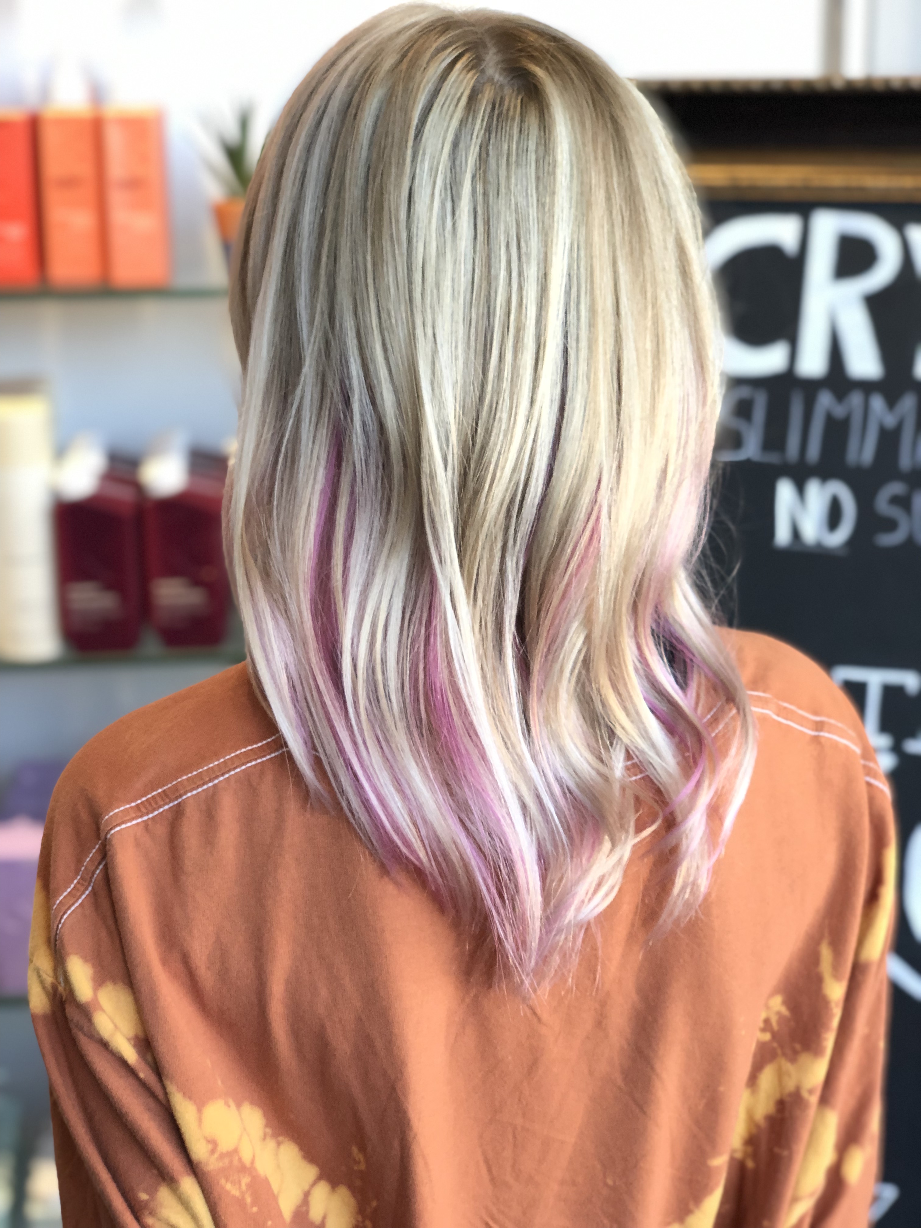 Accent Highlight / Balayage at Vick Hair Art in South Hill, WA