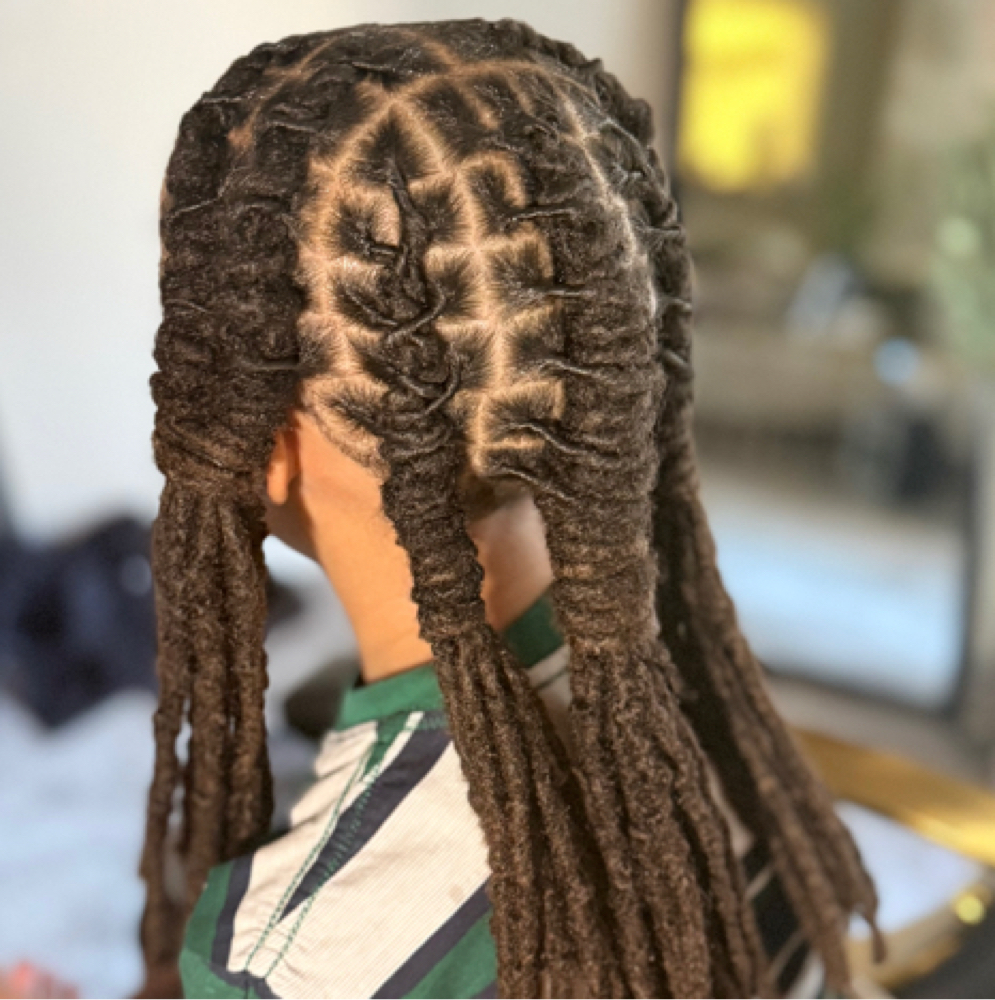 Kids Wash + Retwist + Style at LocsByNeci in Phoenix, AZ