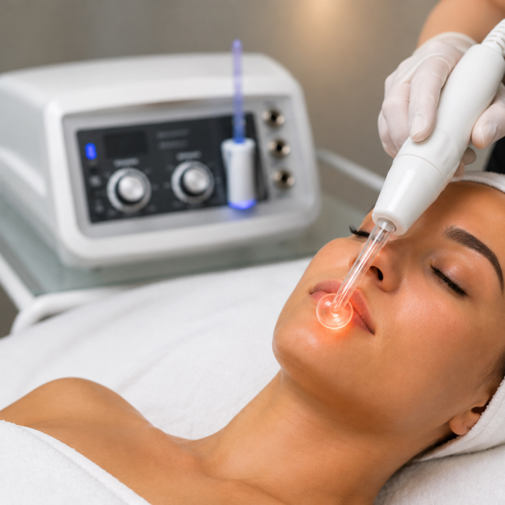 High Frequency Treatment at Rada Glow Studio in San Diego, CA