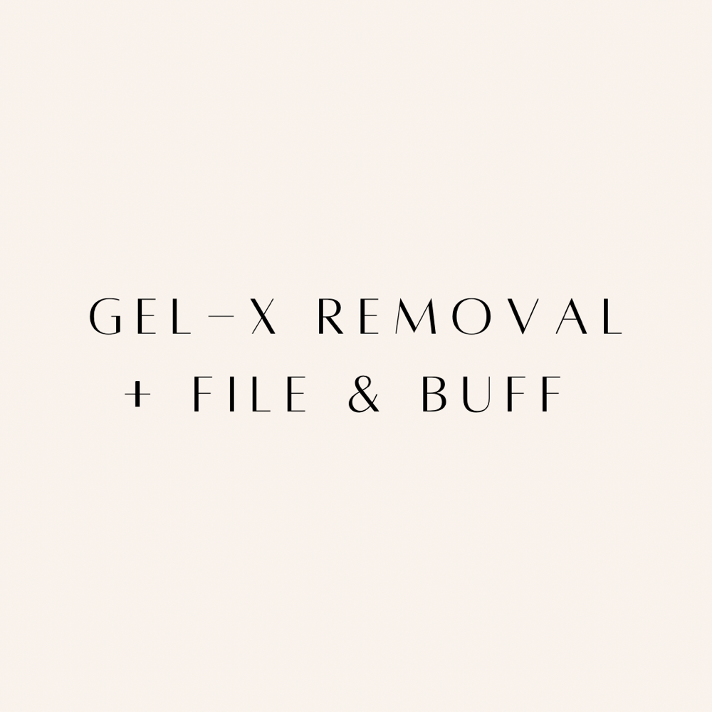 Gel-X Removal -No New Set-File/buff