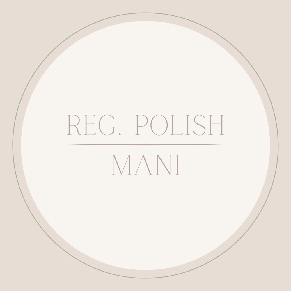 Regular Polish Mani at Sets By Stefy in Boardman, OH