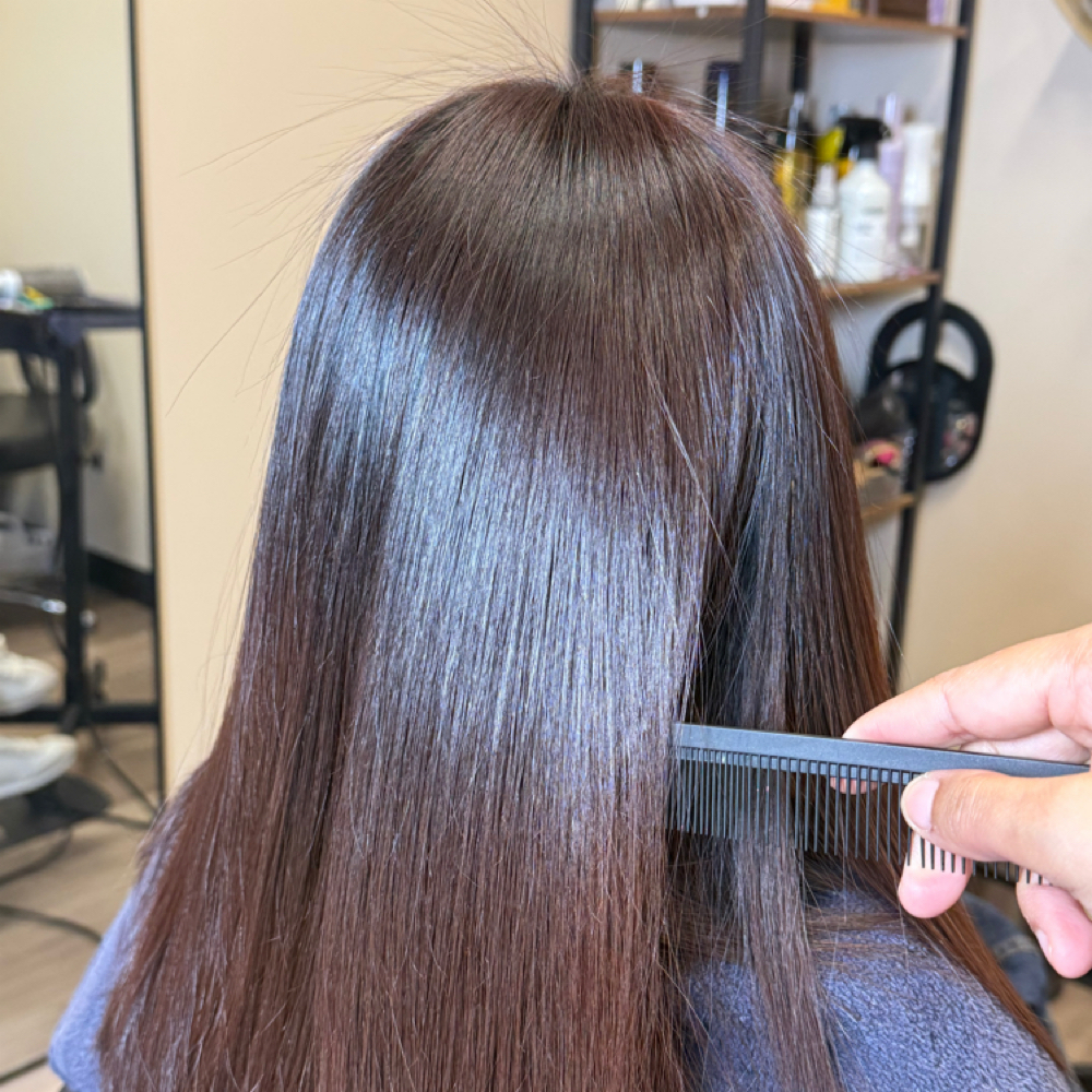 Keratin Straightening at Shammi’s Hair Studio in Troy, MI