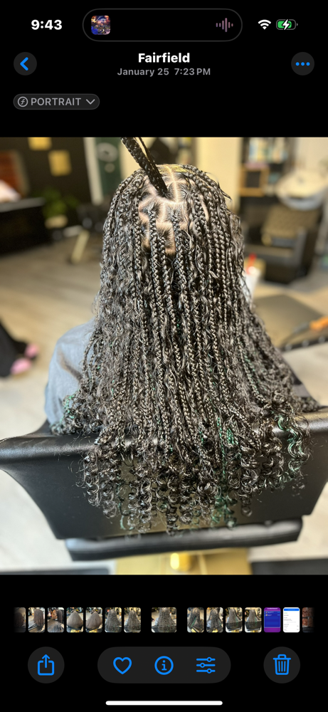 Medium Knotless Boho Bob