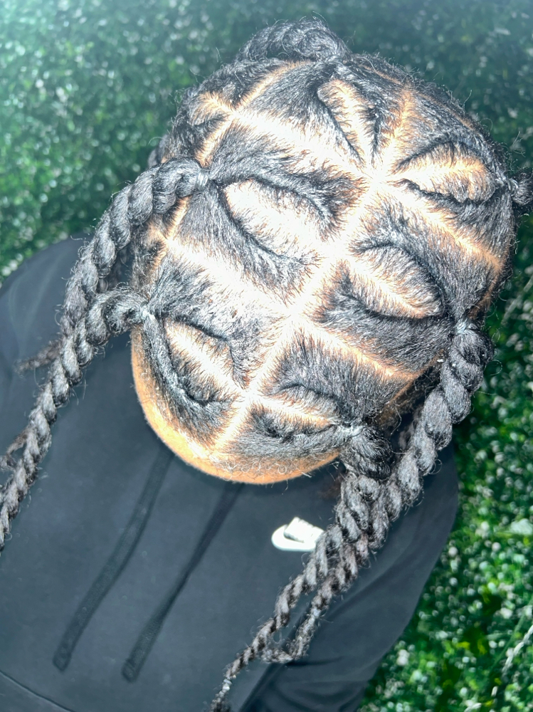 Flat Twist / 2 Strand Twist