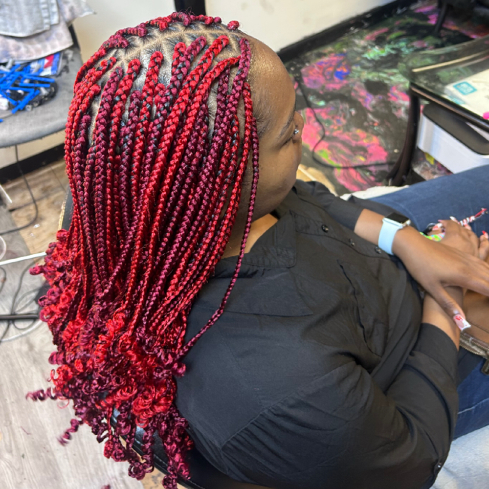 Small Box Braids at Majia Fernandes in Columbus, GA