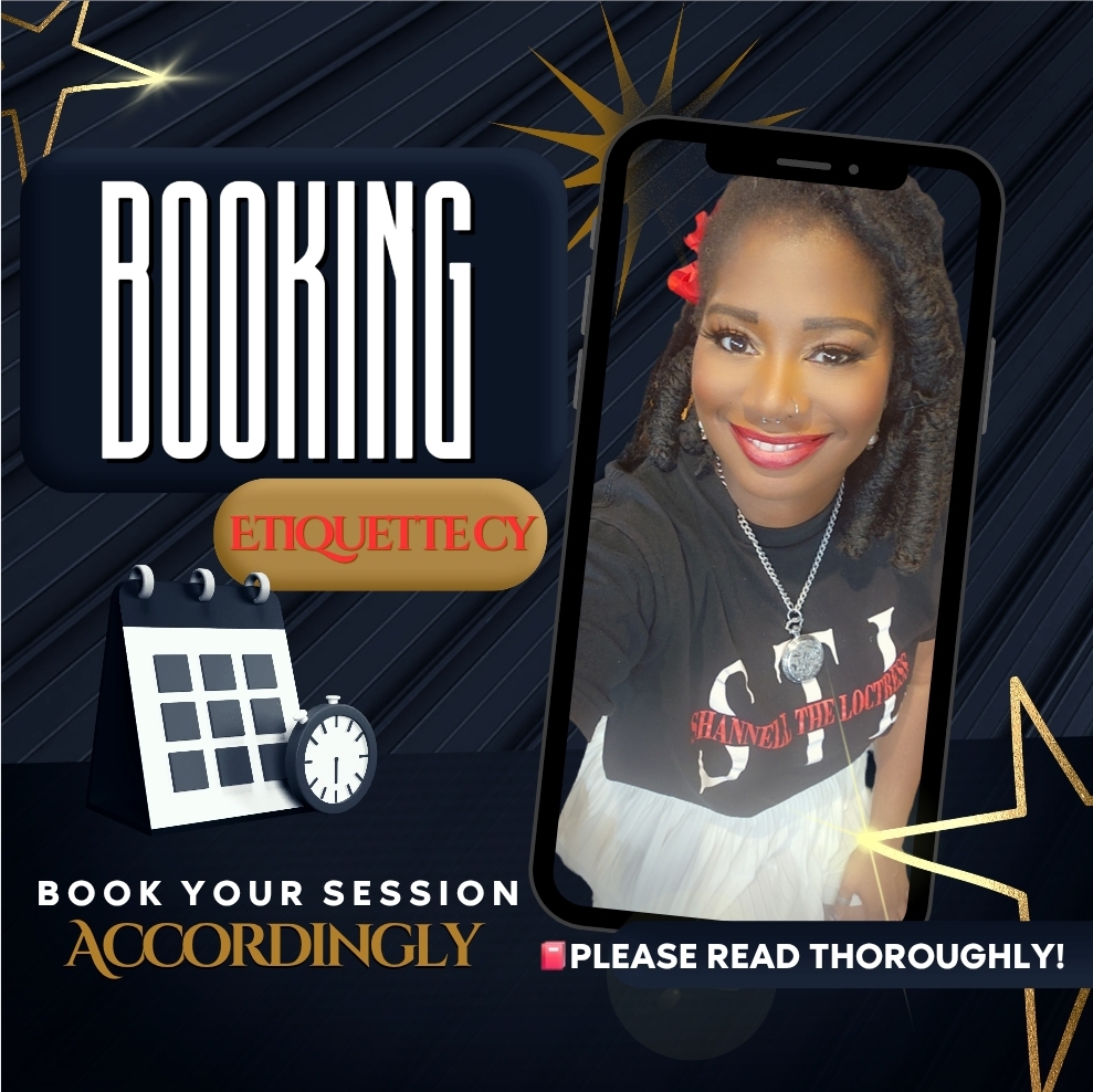 ✨️Booking Etiquettecy✨️ Please Read