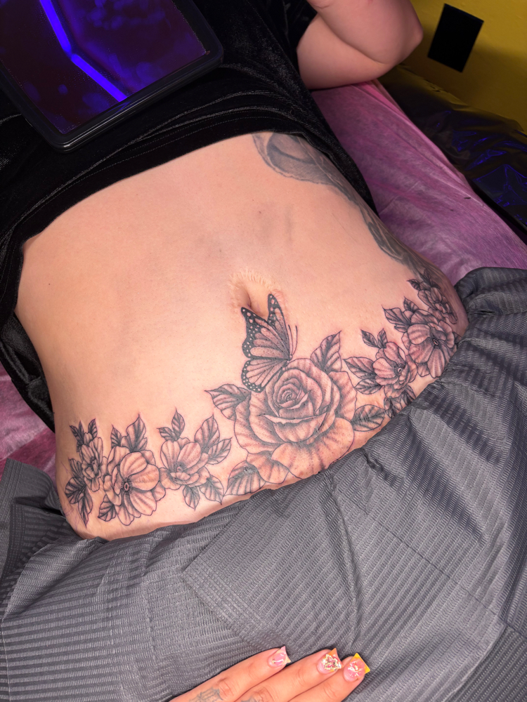 Tummy Tuck Coverup at Honey’z Ink in Beaumont, TX