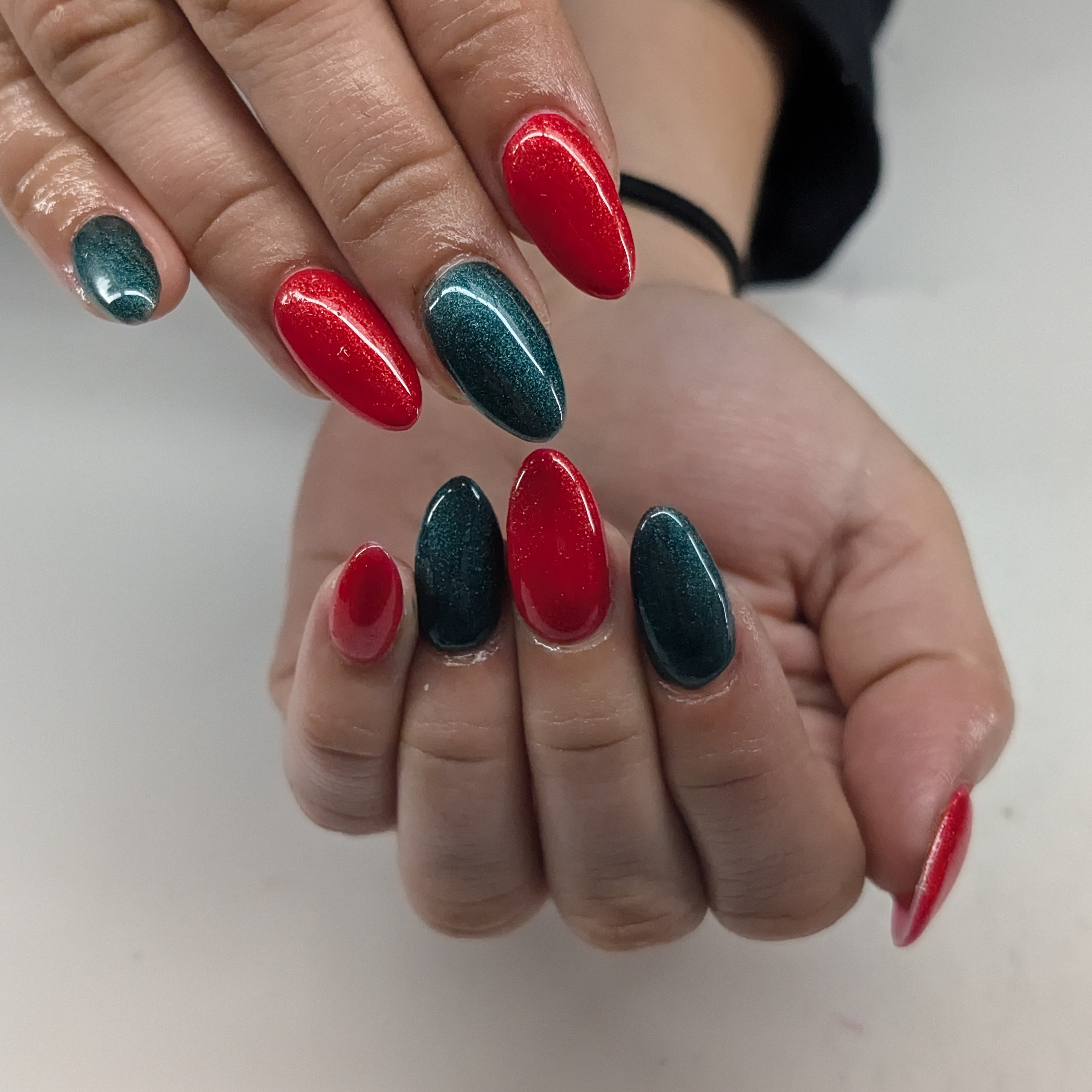 No Art Acrylic Full Set at Rumors Hair & Nail Salon in Burton, MI