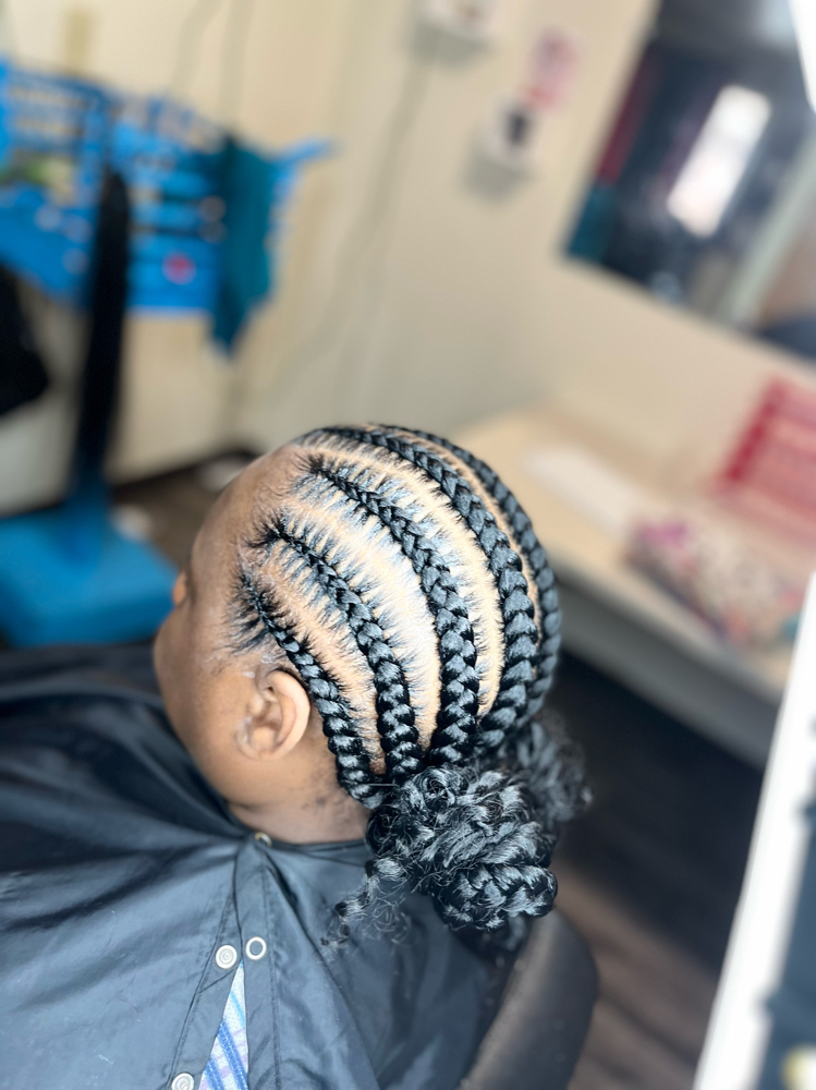 8 Feed In Braids at BraidsByChardonnay in Milwaukee, WI