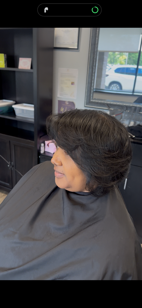 Short Haircut at Sacred State Hair Studio in Livonia, MI