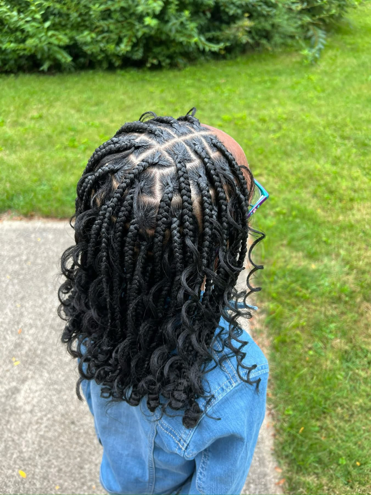 Kids Medium Boho Knotless