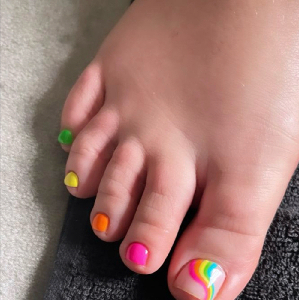 Kids Pedicure at Anew Salon in Winchester, IN
