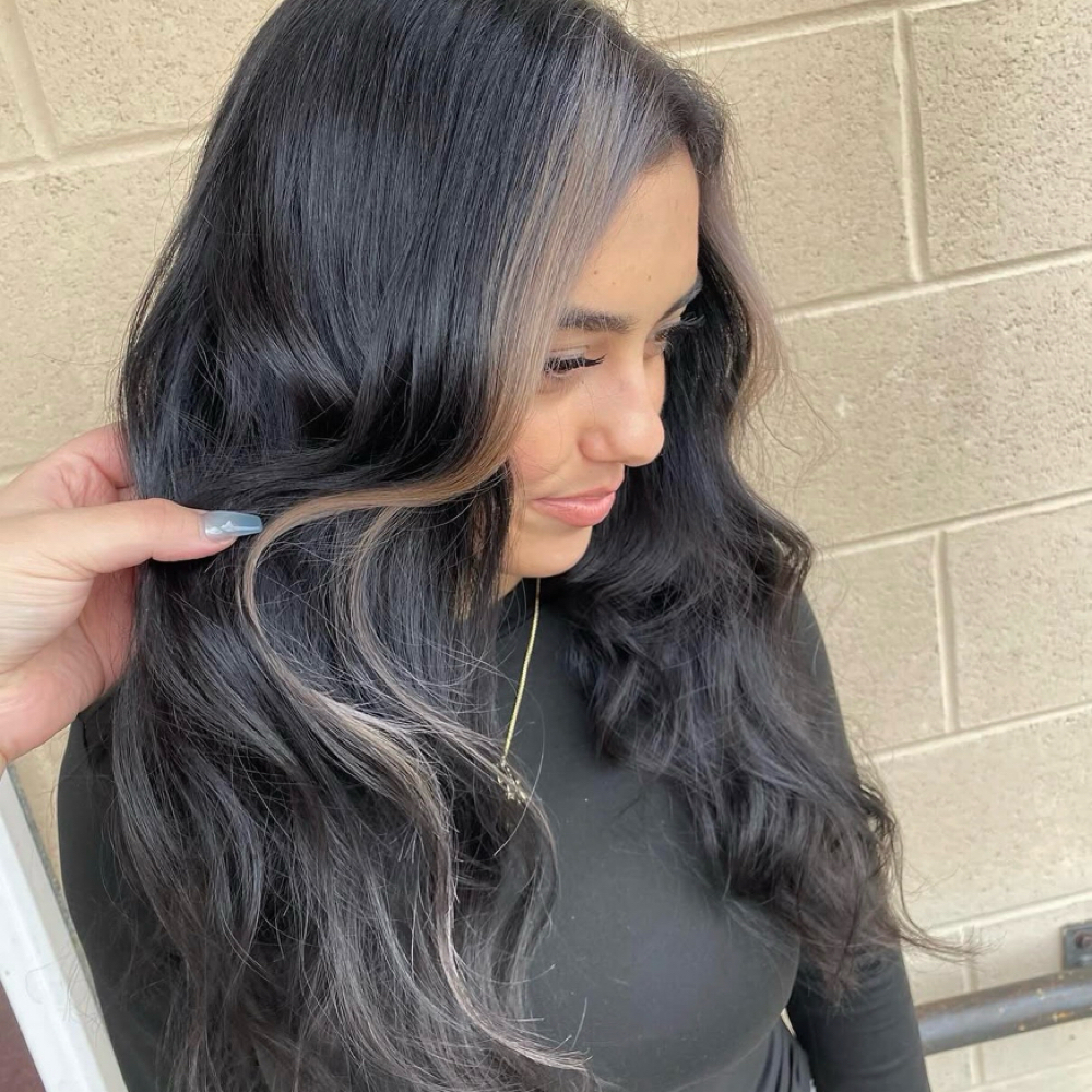 Face Frame Highlight at Pin it Up Hair Studio in East Greenville, PA