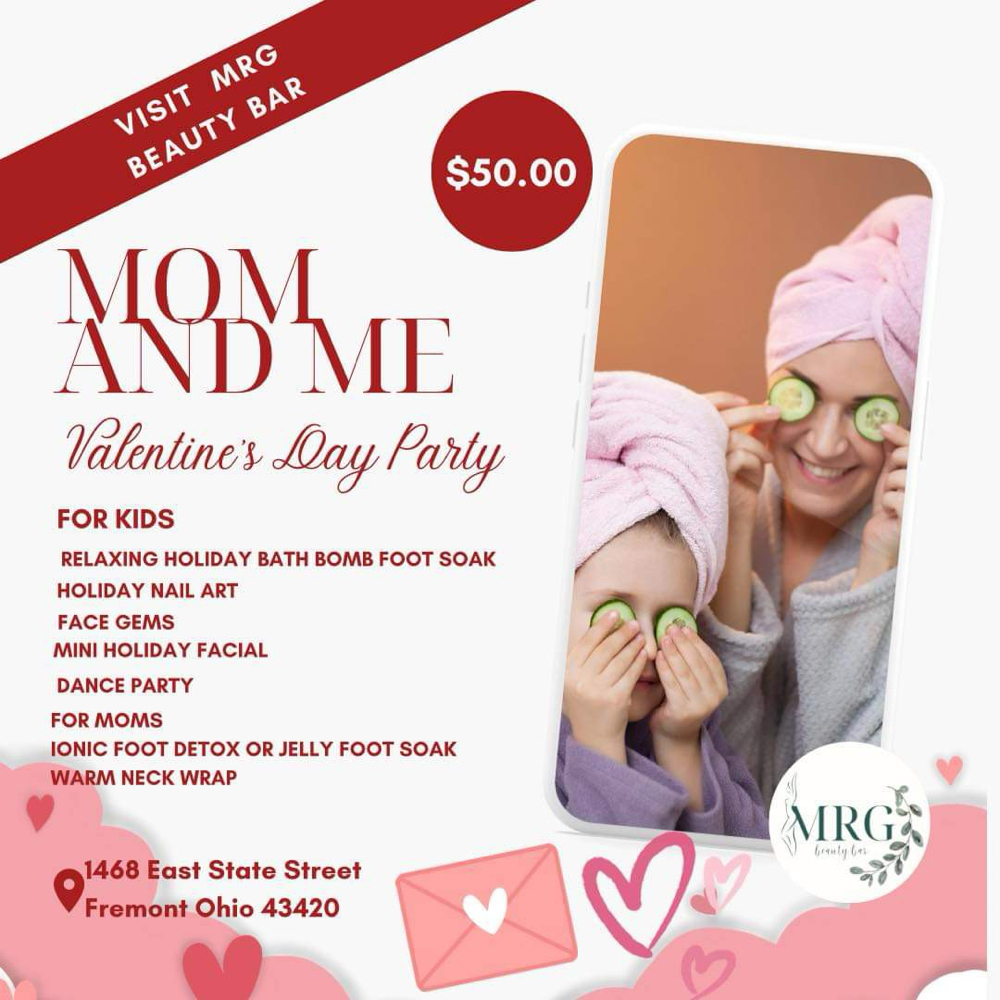 Mom And Me Valentines Spa Party