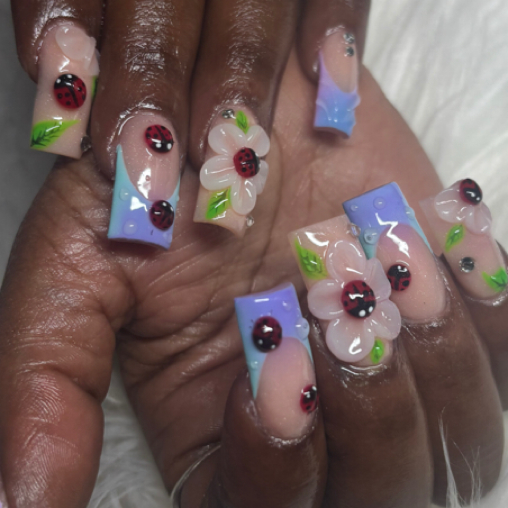 Airbrush at Nails By Jailin Alyssa in Maple Heights, OH
