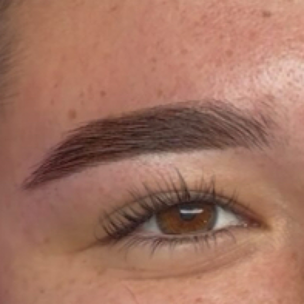 The Brow Fix (lami+tint) at Heavenly Beauty Bar in Stephenville, TX