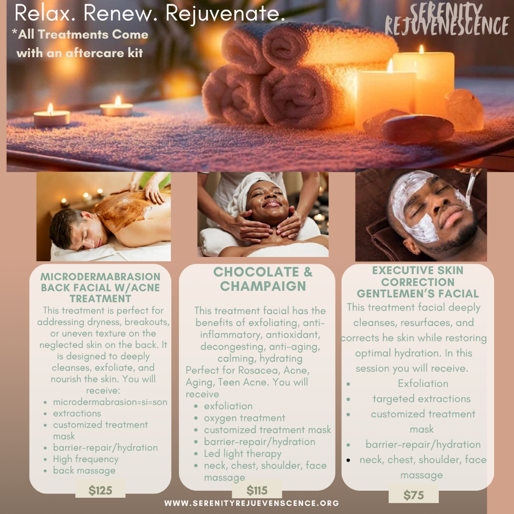 Microdermabrassion Back Facial at Serenity Rejuvenescence in San Antonio, TX