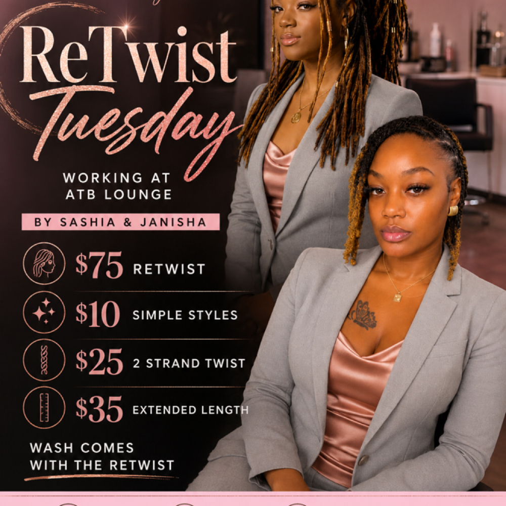 Loc Retwist Tuesday Special at All Thingz Beauty Lounge LLC in Rock Hill, SC