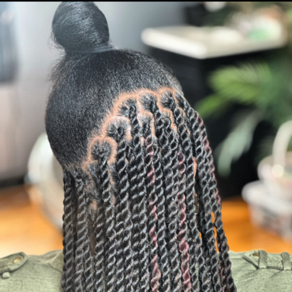 Senagalese Twists at HairByZhordanReignn in Smyrna, TN