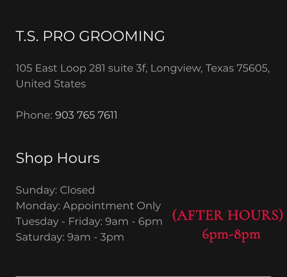 AFTER HOUR SERVICE