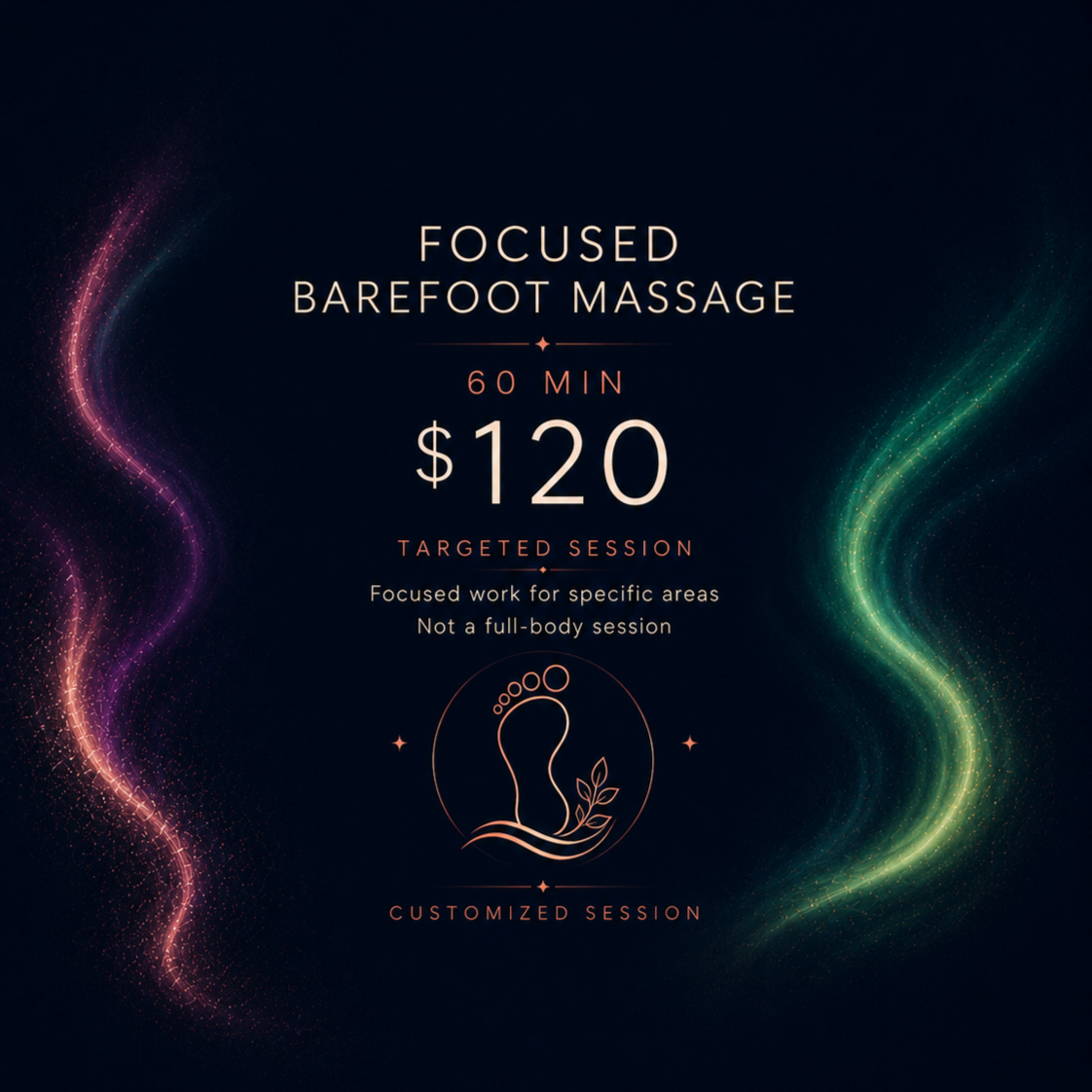 Focused Barefoot Massage — 60 min at The Traveling Sole in East Wenatchee, WA