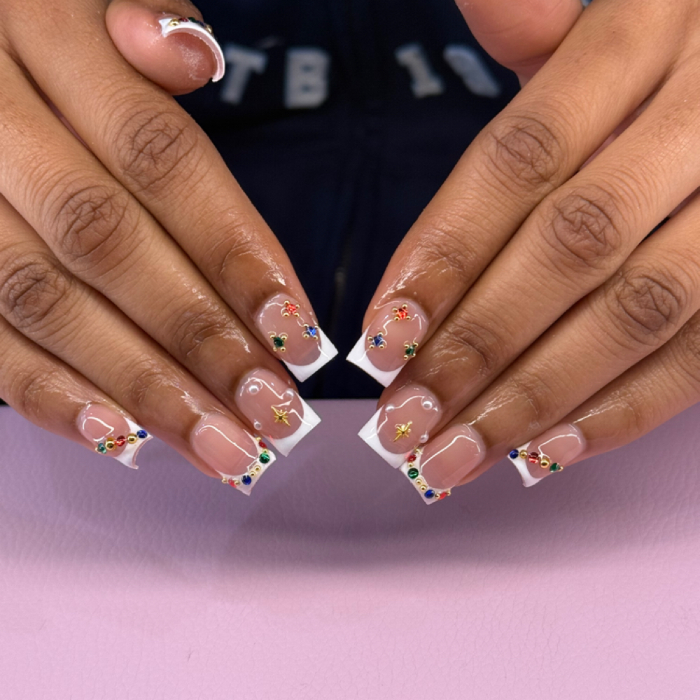 Gel-X Set with French Tips (YC) at Truly Pampered Salon & Day Spa in Brockport, NY