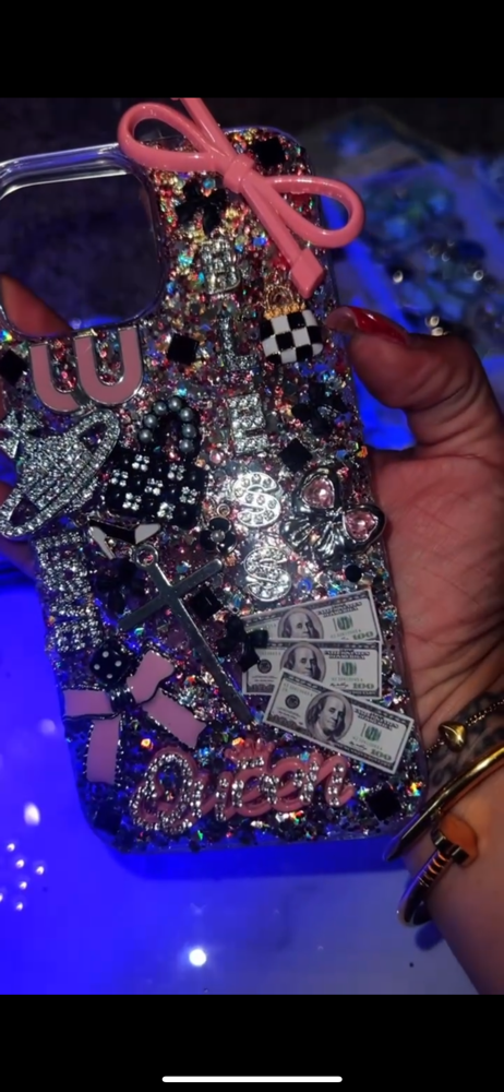Bling Custom Phone Case at Jens Final Touch Esthetics in Hagerstown, MD