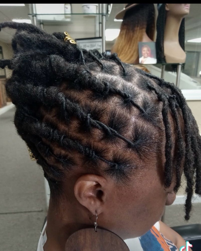 Locs Retwist With Style at Anointed Strands in Hoover, AL