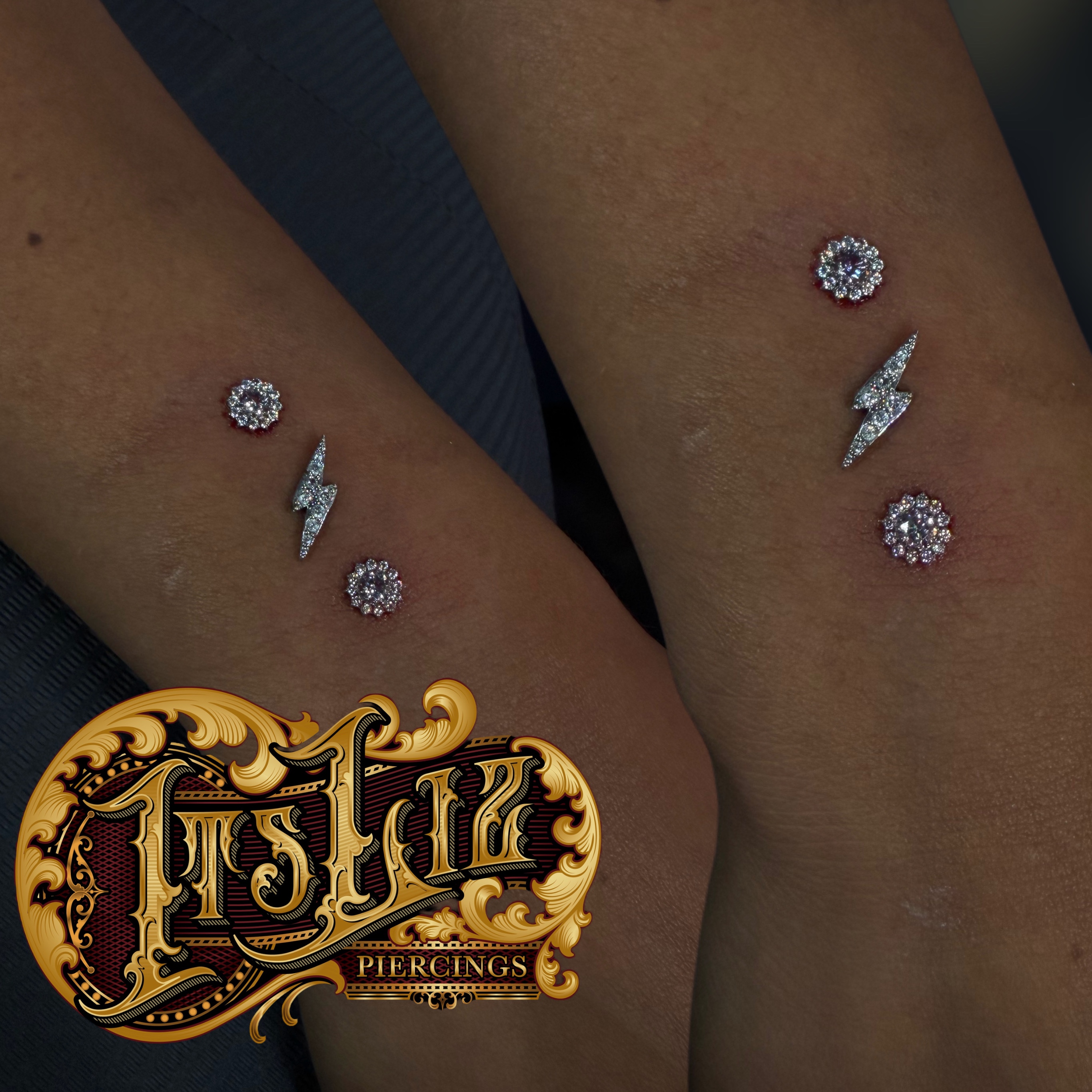 Luxury Piercing Dermal at Itslizpiercings in Houston, TX